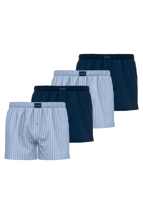 Men Web Boxer Shorts Cotton Multicoloured M