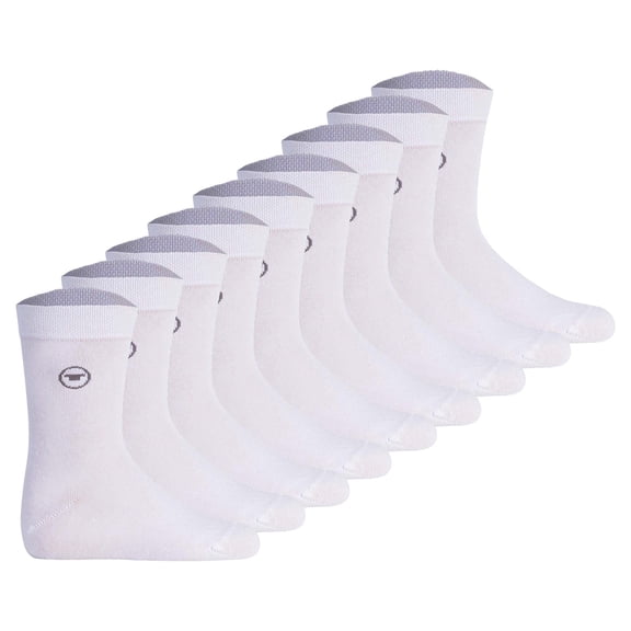 Tom Tailor Unisex Kids Socks, 3-Pack - Socks, Cotton, Logo, Solid Color White 31-34