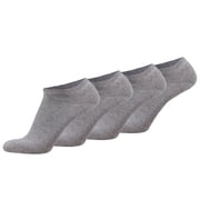 Tom Tailor Unisex Socks, 4-Pack - Basic, Sneaker Socks, Unicoloured Gray 39-42