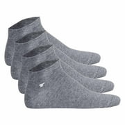 Tom Tailor Unisex Socks, 4-Pack - Basic, Sneaker Socks, Unicoloured Gray 39-42