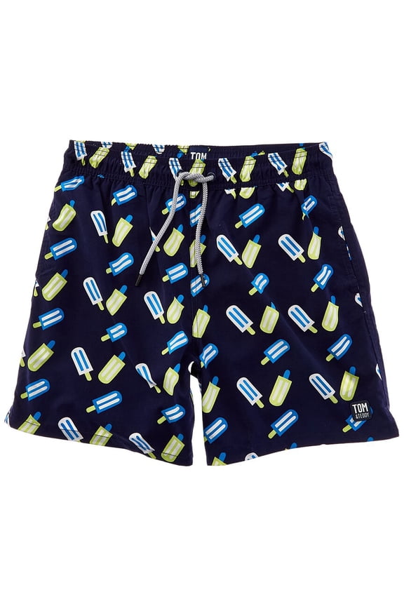 mens  Lollies Swim Trunk, XL, Blue