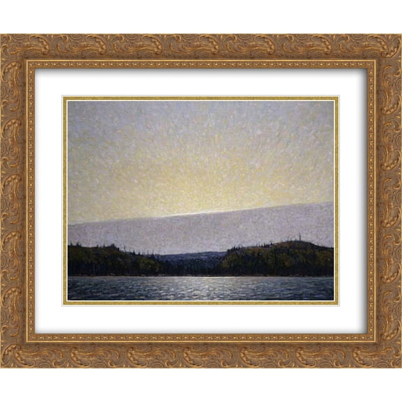 Tom Thomson 2x Matted 24x20 Gold Ornate Framed Art Print 'Morning Cloud'