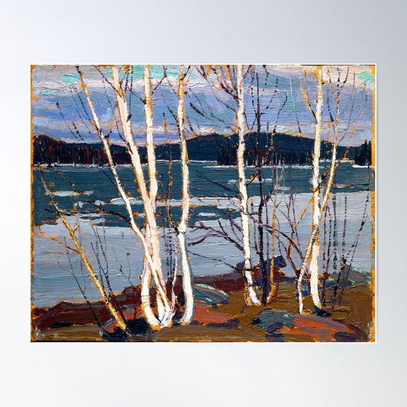 Tom Thomson - Spring In Algonquin Park Poster Wall Art, Modern Wall Decor For Living Room Bedroom, 24x36 UNFRAMED