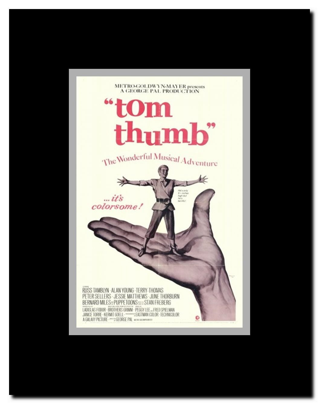 Tom Thumb Framed Movie Poster