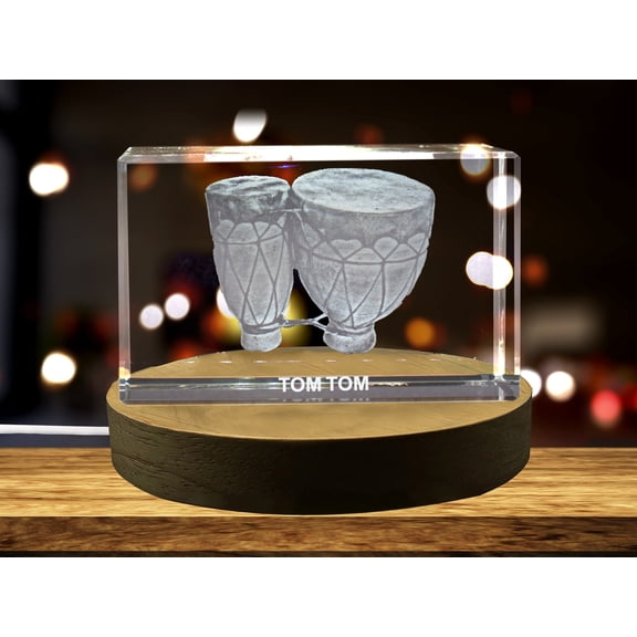 Tom Tom 3D Engraved Crystal 3D Engraved Crystal Keepsake/Gift/Decor/Collectible/Souvenir