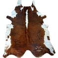 thumbnail image 1 of Tom Tom Cowhides Tricolor Exotic Cowhide Hide Rug, 7X6 Ft, New, 1 of 3