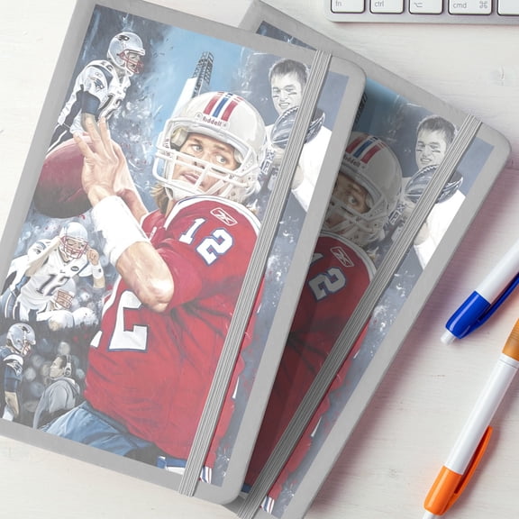 Tom and Brady Custom Printed Notebook.