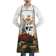 thumbnail image 1 of Tom and Jerry Adjustable Bib Apron, Waterdrop Resistant Aprons with 2 Pockets Cooking Kitchen Aprons for Women Men Chef, 1 of 8