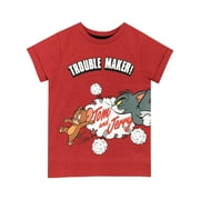 TOM & JERRY Tom and Jerry Boys Short Sleeve T-Shirt Sizes 18M-8