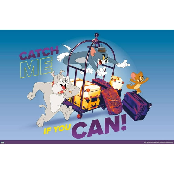 Tom and Jerry - Catch Me If You Can Wall Poster, 22.375" x 34"