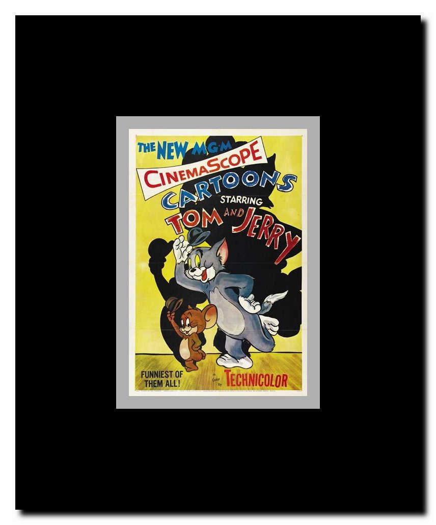 Tom and Jerry Framed Movie Poster