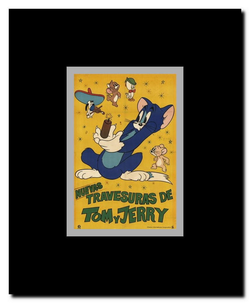 Tom and Jerry Framed Movie Poster