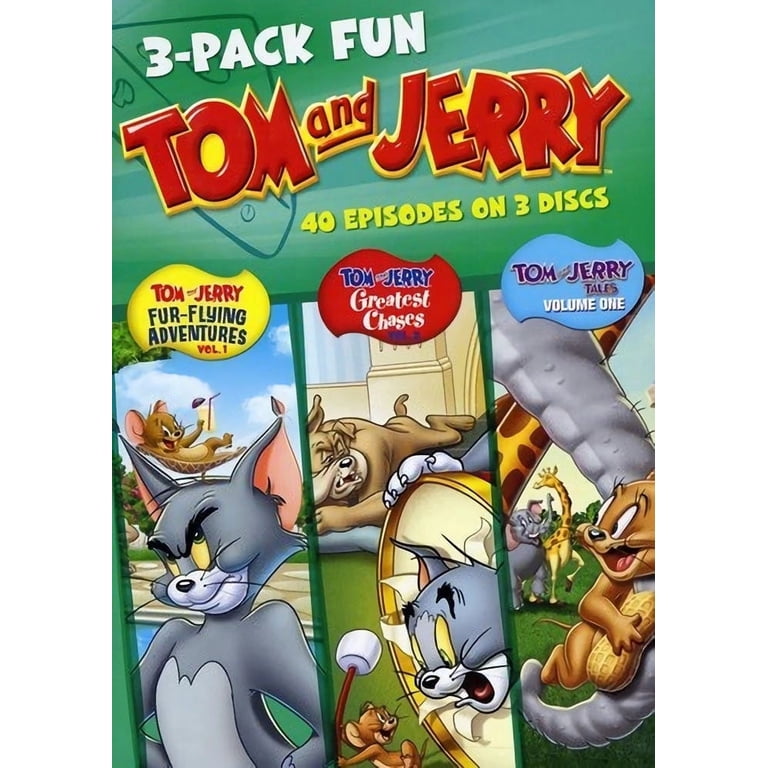 Tom and Jerry Fun Pack (3-Pack) (Fur Flying Adventures V1/Greatest