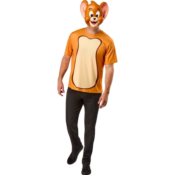Tom and Jerry Jerry Mouse Ben Cooper Costume Set for Adults, Men's One Size