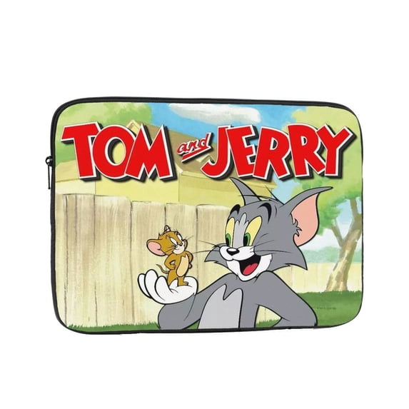 Tom and Jerry Laptop Case Sleeve, 13 inch Laptop Sleeve Bag Durable Shockproof Protective Computer Carrying Cover