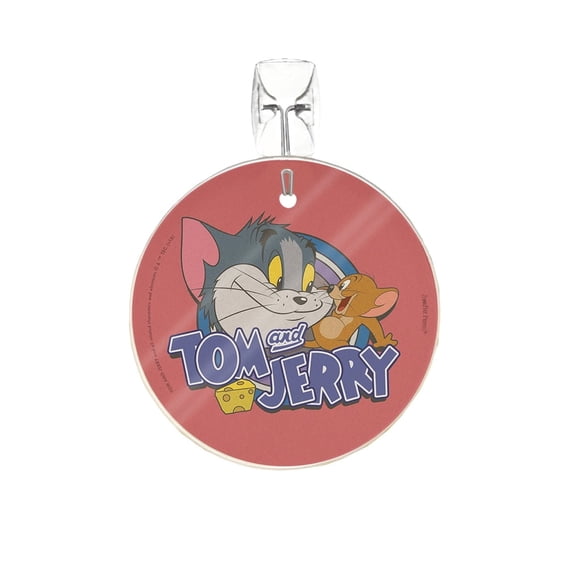 Tom and Jerry (Logo - Pink) StarFire Prints™ Glass Art SPCIR885