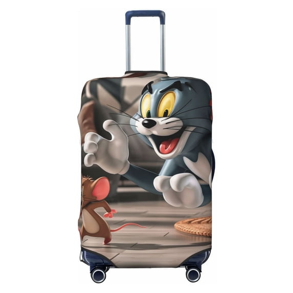 Tom and Jerry Luggage Cover Washable Suitcase Covers Protector Anti-Scratch Travel Suitcase Cover