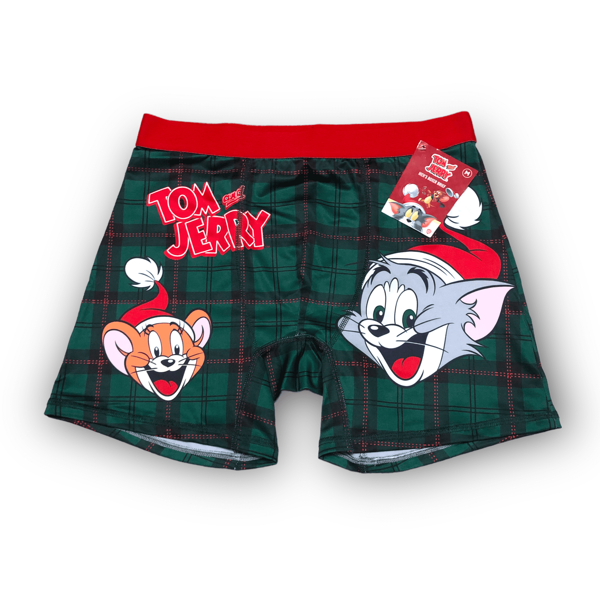 Tom and Jerry Men s Christmas Boxer Briefs