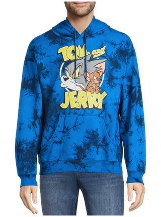 Members Only Men's Tom & Jerry Graphic Hooded Jacket - Black Combo - Size S