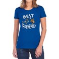thumbnail image 1 of Tom and Jerry Movie Best Frenemies Women's T Shirt,Royal, Small, 1 of 6
