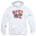 thumbnail image 1 of Tom and Jerry Movie Bffs Unisex Adult Pull-Over Hoodie,White, Medium, 1 of 5