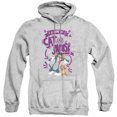 thumbnail image 1 of Tom and Jerry Movie Cat And Mouse Unisex Adult Pull-Over Hoodie,Athletic Heather, X-Large, 1 of 5