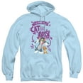 thumbnail image 1 of Tom and Jerry Movie Cat And Mouse Unisex Adult Pull-Over Hoodie,Light Blue, Small, 1 of 5