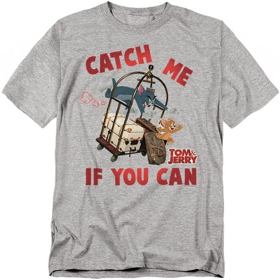 Tom And Jerry Movie T-Shirt Catch Me If You Can Unisex Graphic Tee For Men & Women