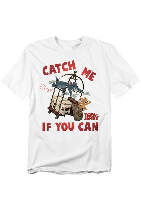 Tom And Jerry Movie T-Shirt Catch Me If You Can Unisex Graphic Tee For Men & Women
