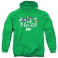 thumbnail image 1 of Tom and Jerry Movie In Pursuit Unisex Adult Pull-Over Hoodie,Kelly Green, Medium, 1 of 5