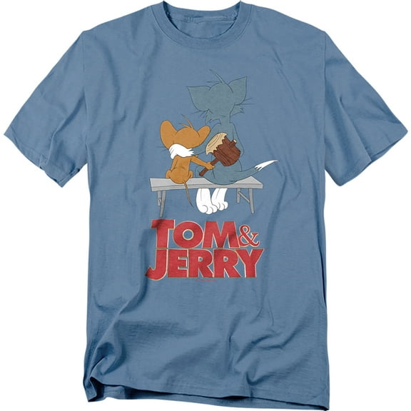 Tom And Jerry Movie T-Shirt Park Bench Unisex Graphic Tee For Men & Women