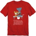 thumbnail image 1 of Tom And Jerry Movie T-Shirt Park Bench Unisex Graphic Tee For Men & Women, 1 of 7