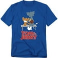 thumbnail image 1 of Tom and Jerry Movie Park Bench Unisex Adult T-Shirt, Royal, 3X-Large, 1 of 6