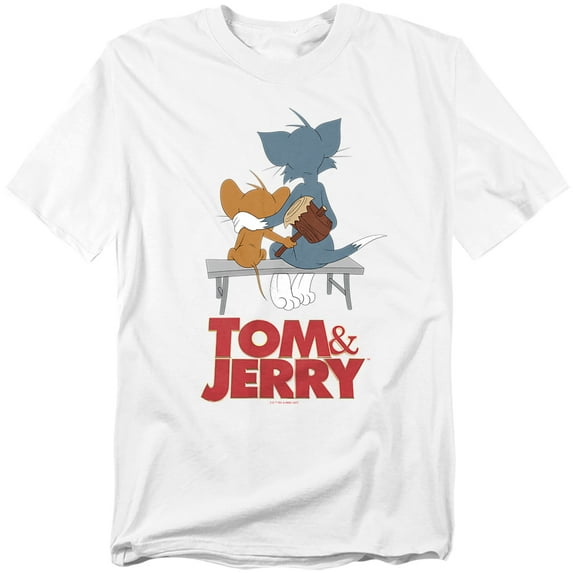 Tom And Jerry Movie T-Shirt Park Bench Unisex Graphic Tee For Men & Women