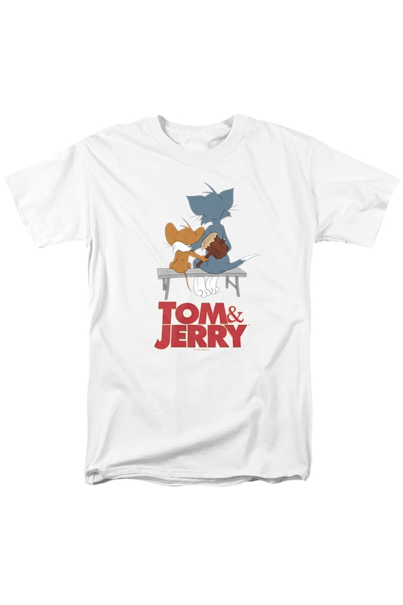 Tom and Jerry Movie Park Bench Unisex Adult T-Shirt