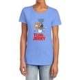 thumbnail image 1 of Tom and Jerry Movie Park Bench Women's T Shirt,Carolina Blue, Medium, 1 of 6