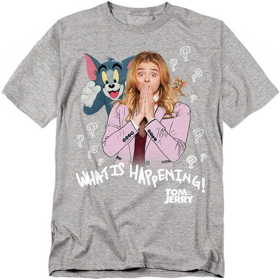 Tom And Jerry Movie T-Shirt What Is Happening Unisex Graphic Tee For Men & Women