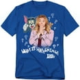 thumbnail image 1 of Tom and Jerry Movie What is Happening Unisex Adult T-Shirt, Royal, Small, 1 of 6