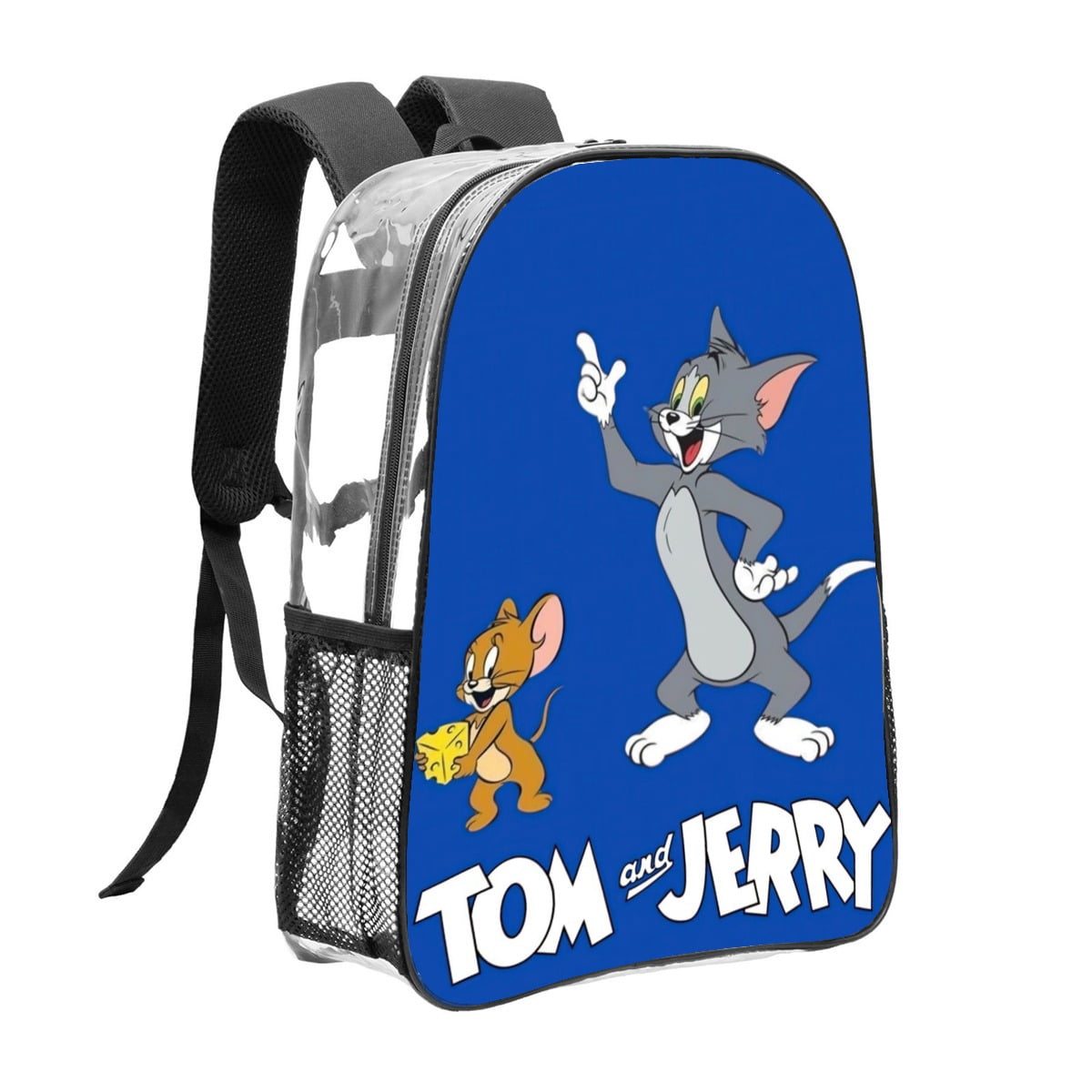 Tom and Jerry Pattern Transparent Backpack Lightweight And fashionable ...