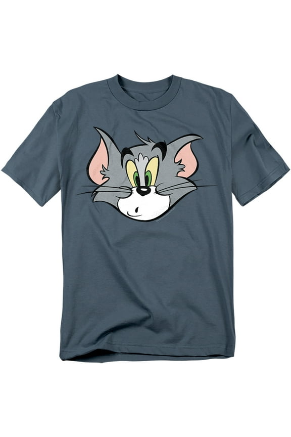 Tom And Jerry T-Shirt Tom Face Unisex Graphic Tee For Men & Women