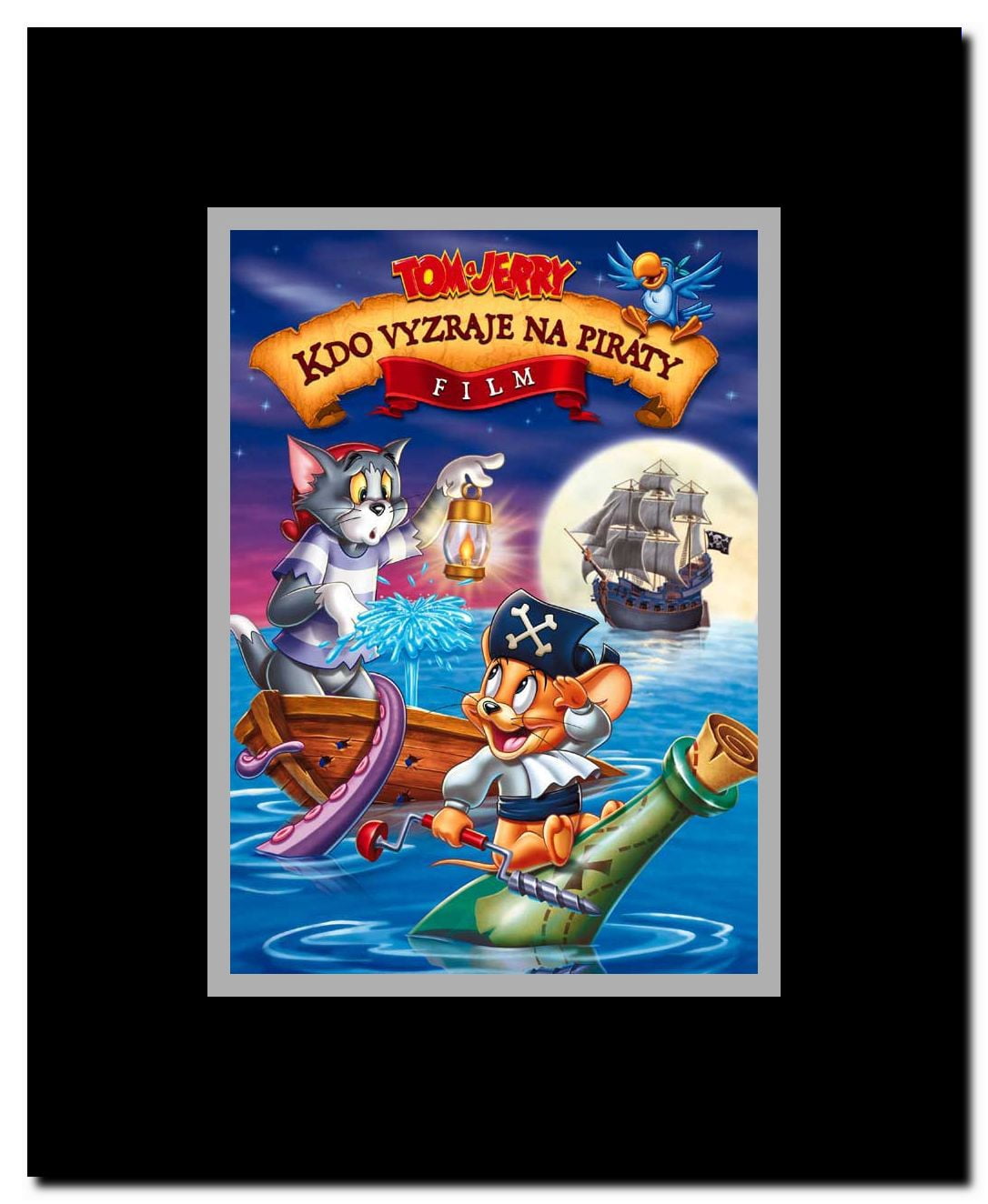 Tom and Jerry in Shiver Me Whiskers Framed Movie Poster