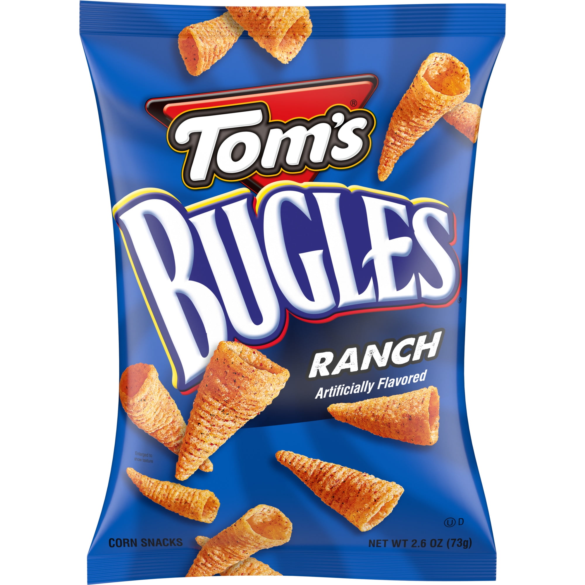 Find Your Perfect Tom's Bugles, Ranch Flavored, 2.6 oz Bag