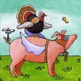 thumbnail image 1 of "Tom's Herculean Task" Painting Print on Wrapped Canvas, 1 of 5