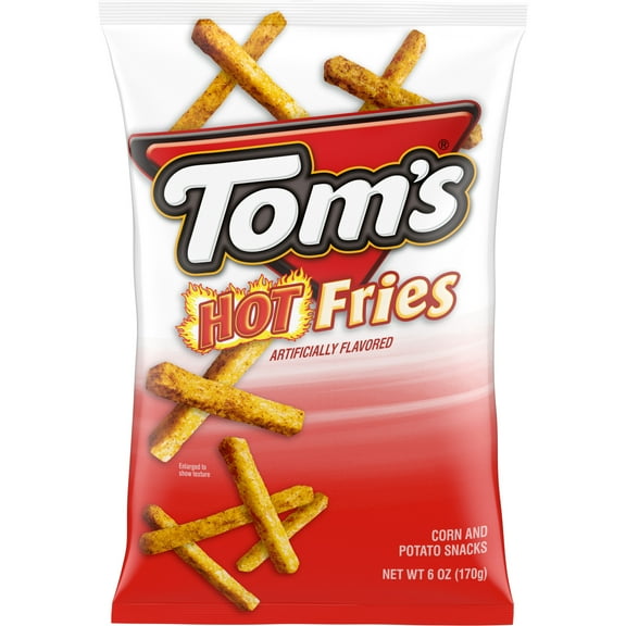 Tom's Hot Fries, 6 oz Bag