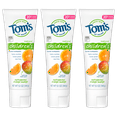 thumbnail image 1 of Tom's of Maine Anticavity Fluoride Children's Toothpaste, Kids Toothpaste, Natural Toothpaste, Outrageous Orange-Mango, 5.1 Ounce, 3-Pack, 1 of 8