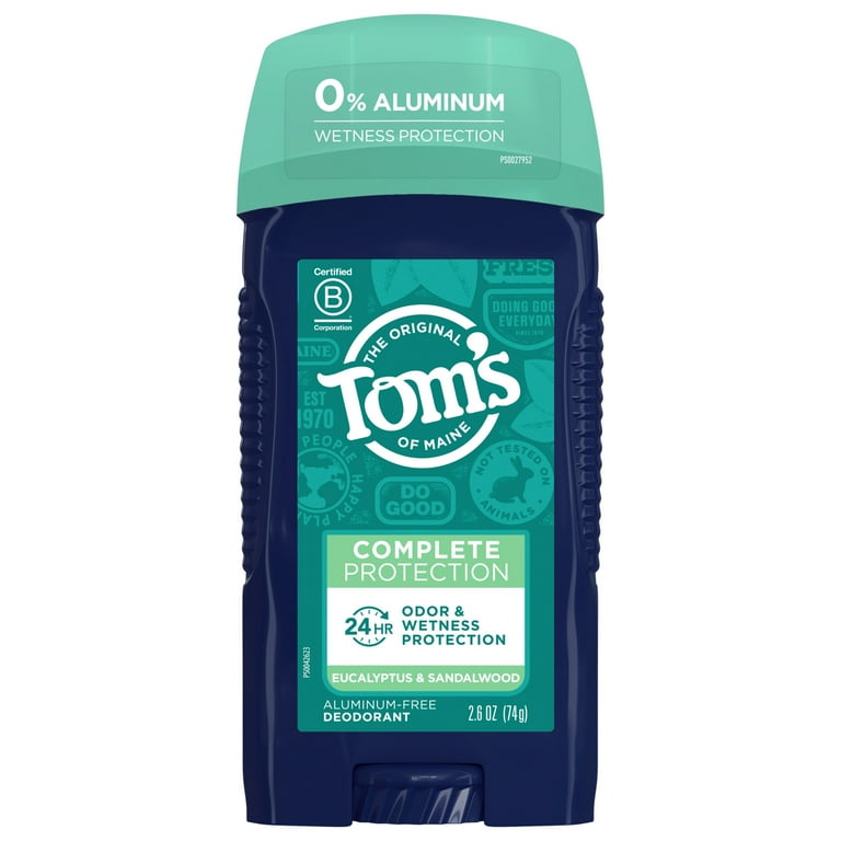 Tom's of Maine Men's Natural Deodorant, Complete Protection