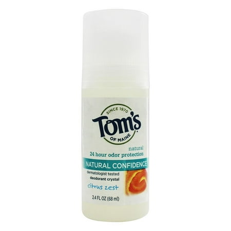 Tom's of Maine - Crystal Confidence Deodorant Roll-On Citrus Zest - 2.4 oz.