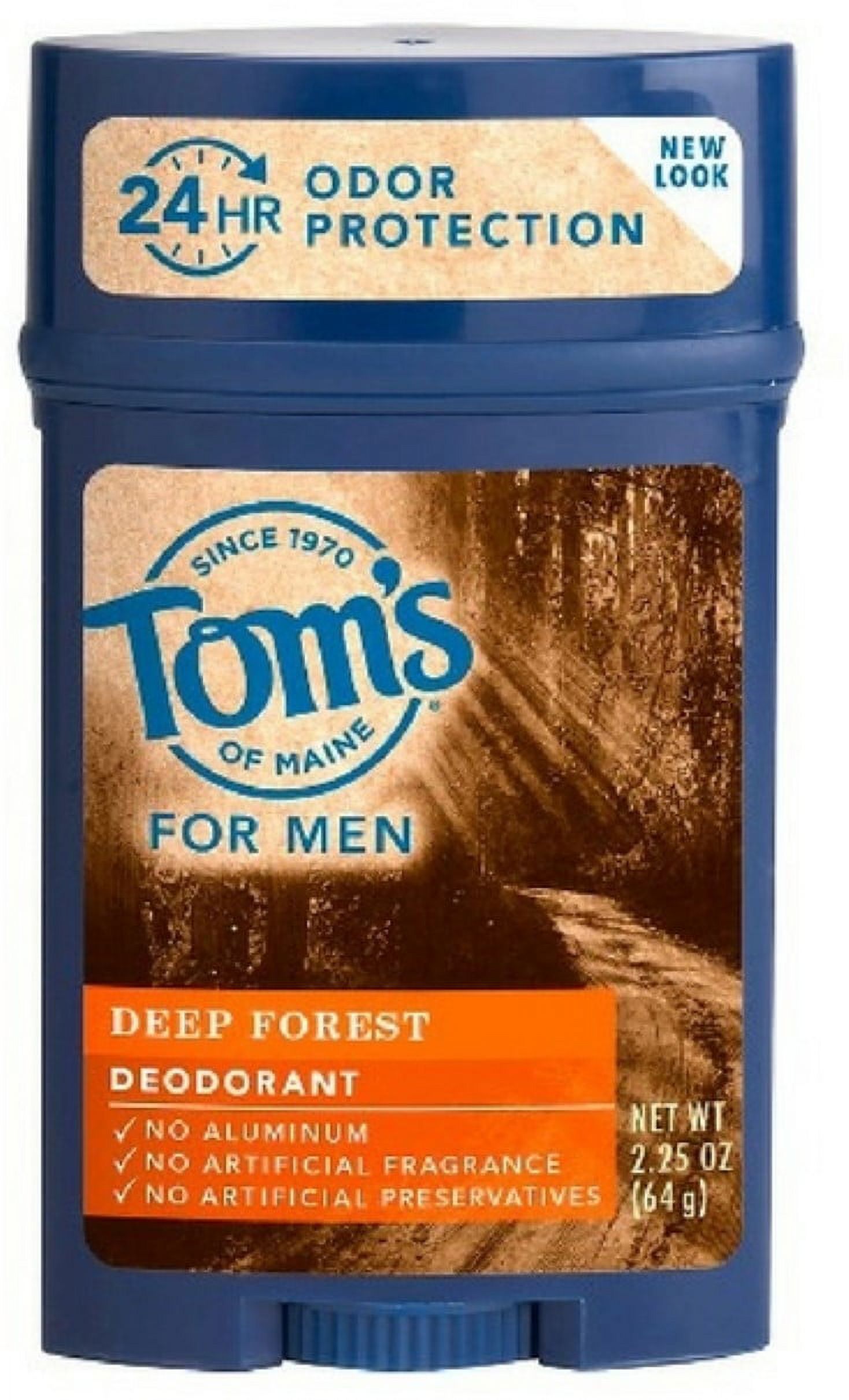 Tom's of Maine For Men Deep Forest Deodorant 2.25 oz - image 1 of 3