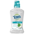 Tom's of Maine Natural Sea Salt Mouthwash, 16oz Healthy Rinse, Anti