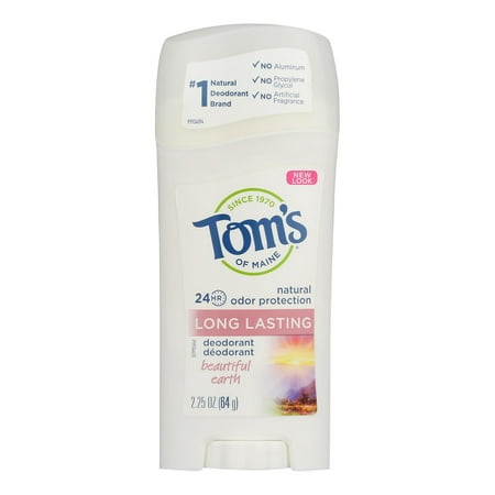 Tom's of Maine Natural Women's Deodorant - Beautiful Earth - Case of 6 - 2.25 oz